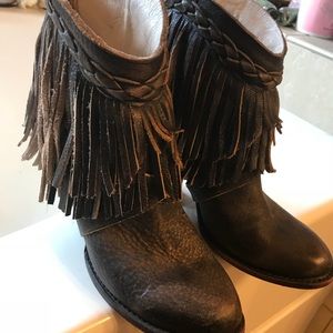 Freebird Tonto Fringe Booties 10
